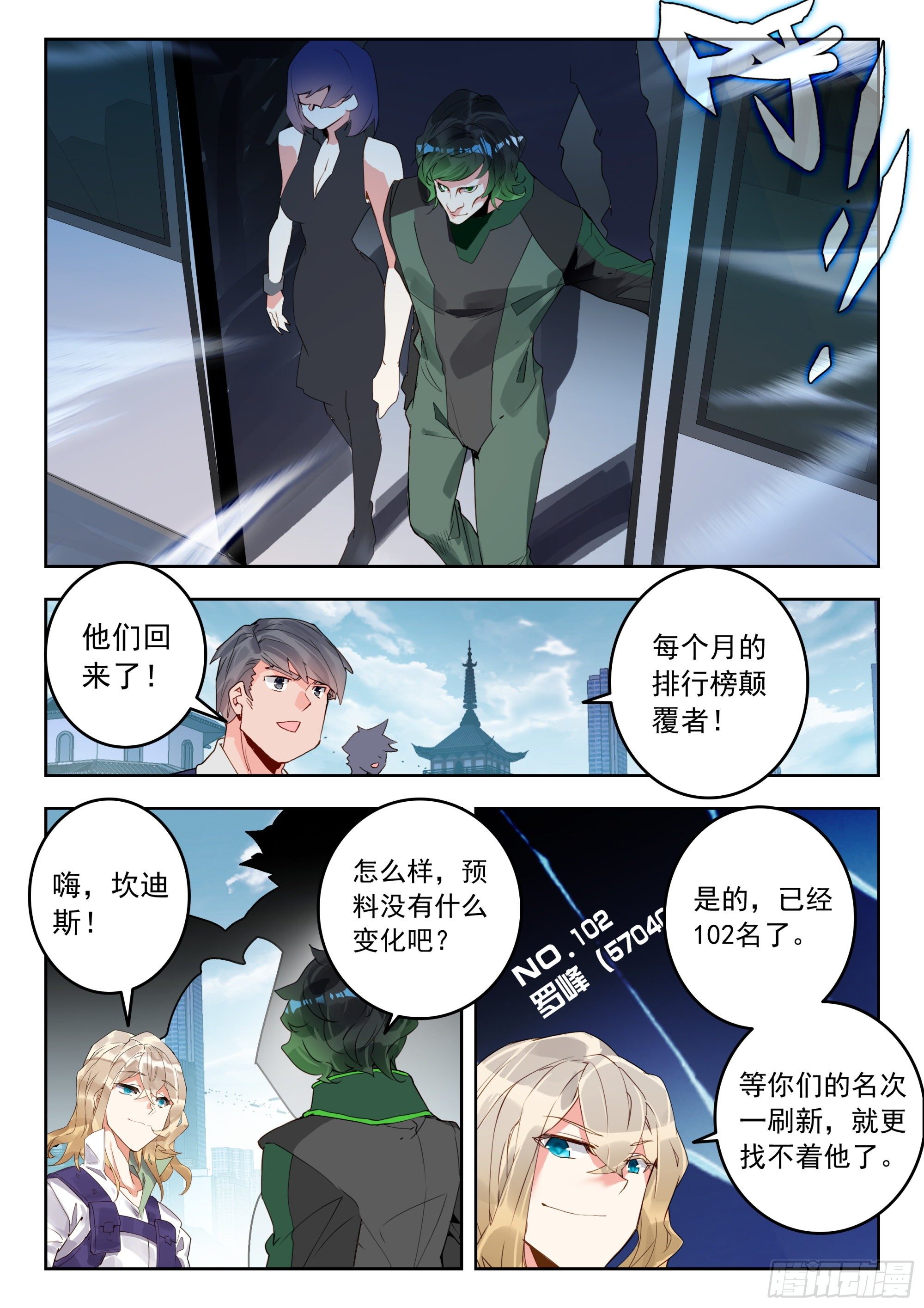 吞噬星空（神漫版）漫画,54 黑龙排行榜！（下）2图