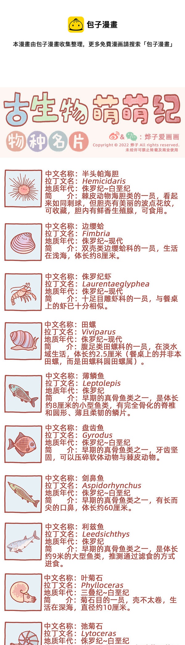 物种名片 侏罗纪50