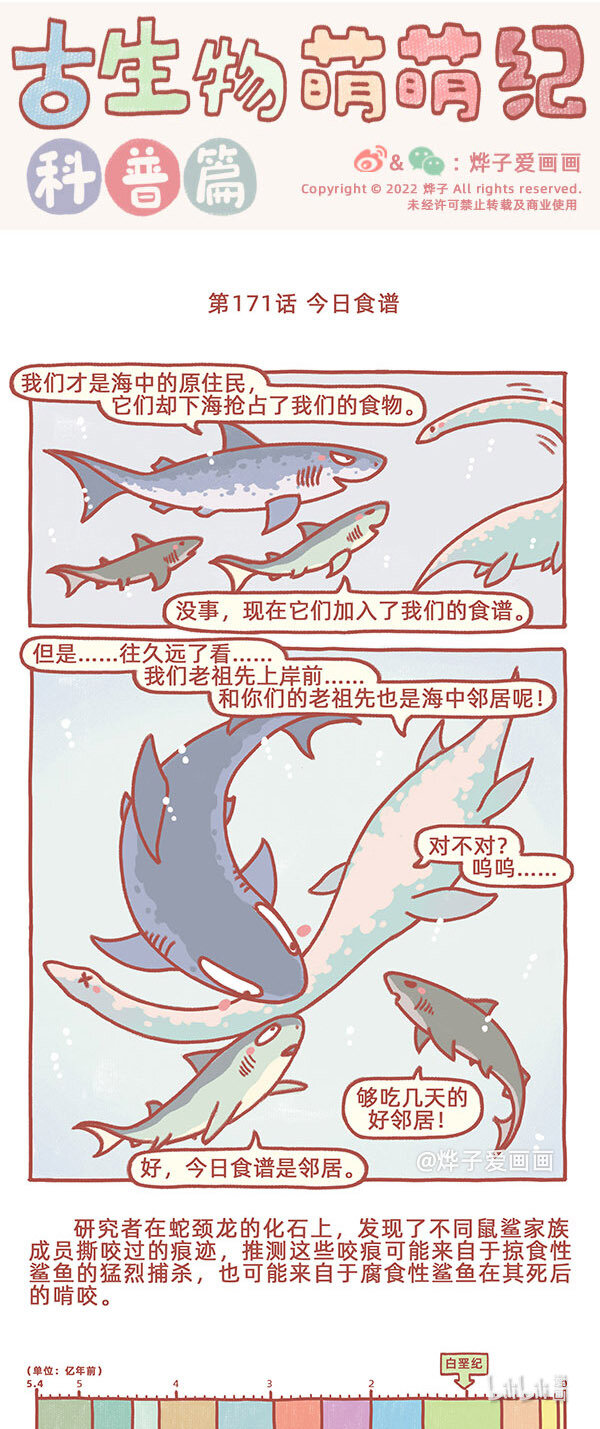 古生物萌萌纪（科普篇）漫画,第171话 今日食谱1图