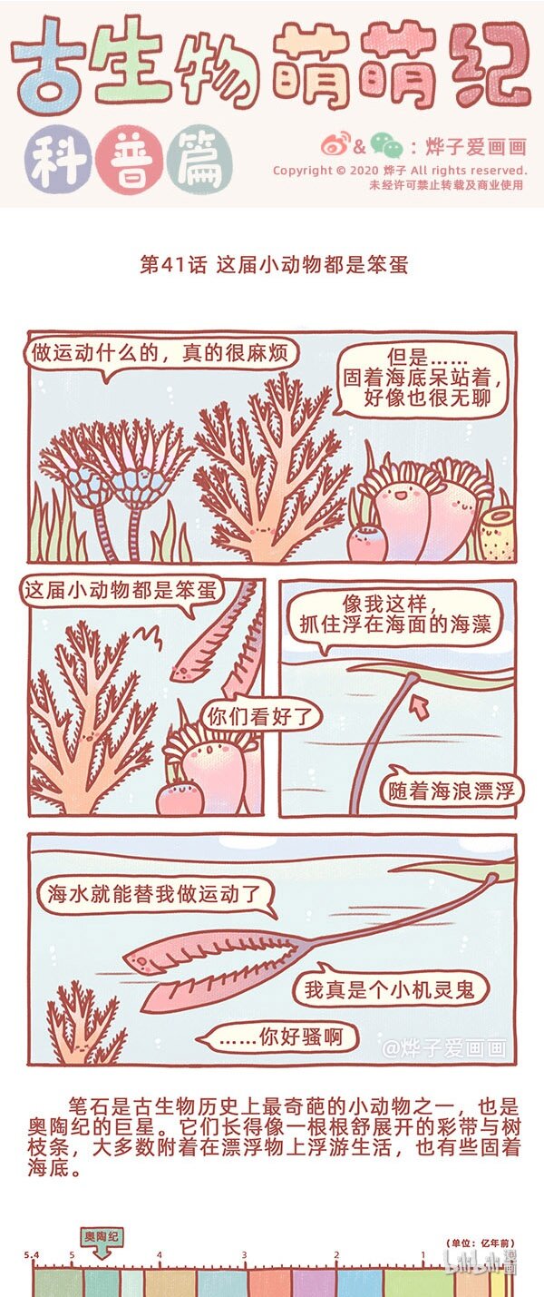 古生物萌萌纪（科普篇）漫画,第41话 这届小动物都是笨蛋1图