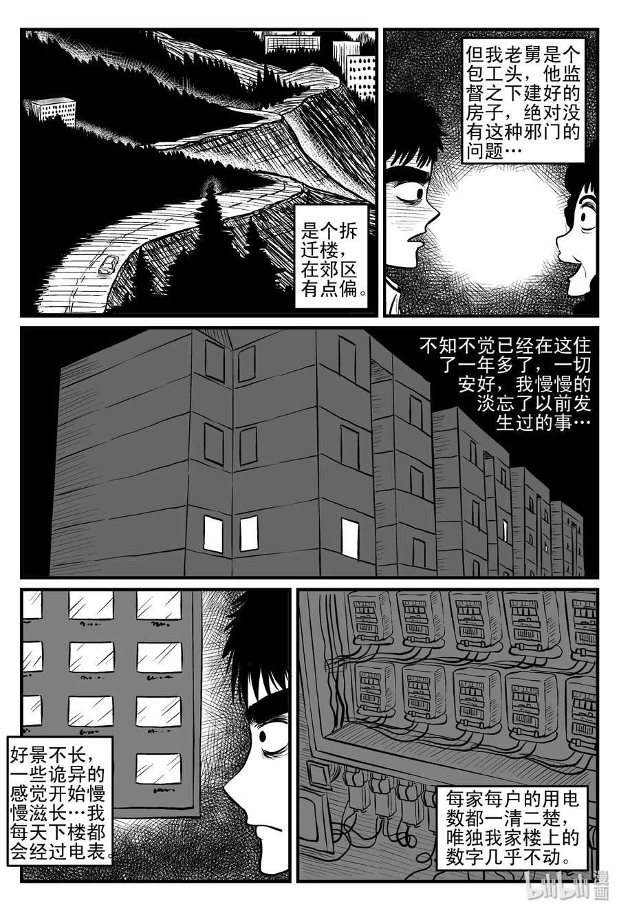 小智怪谈漫画,111 小智的鬼屋经历1图