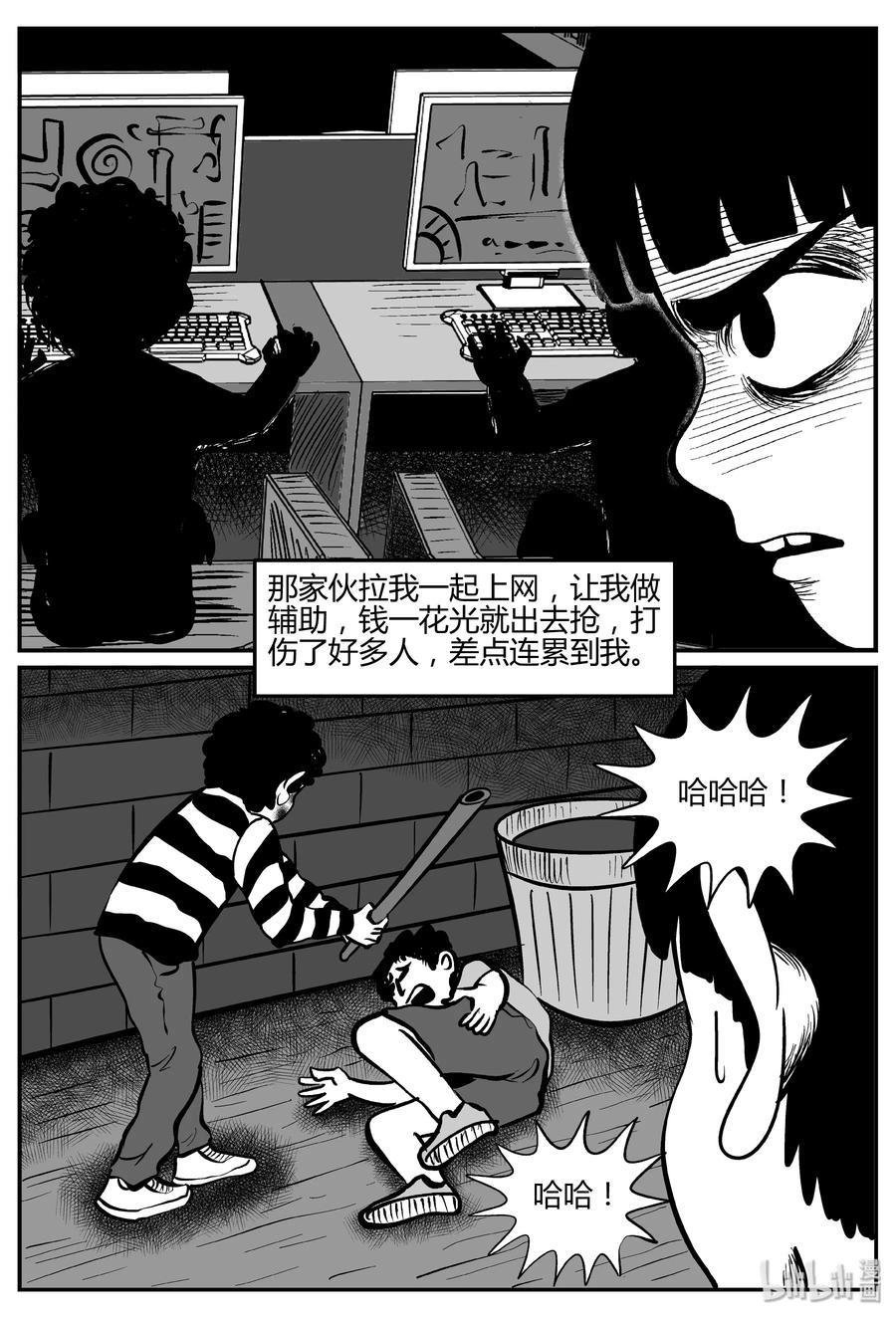 小智怪谈漫画,273 小丑（4）3图