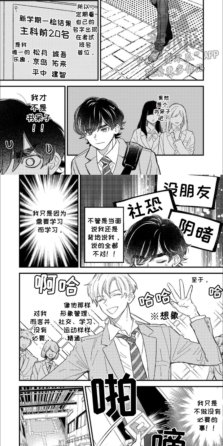 优等生的秘密漫画,第1话1图