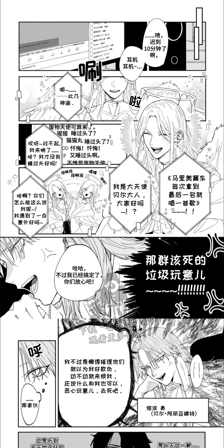 虚拟偶像进行时漫画,第2话1图