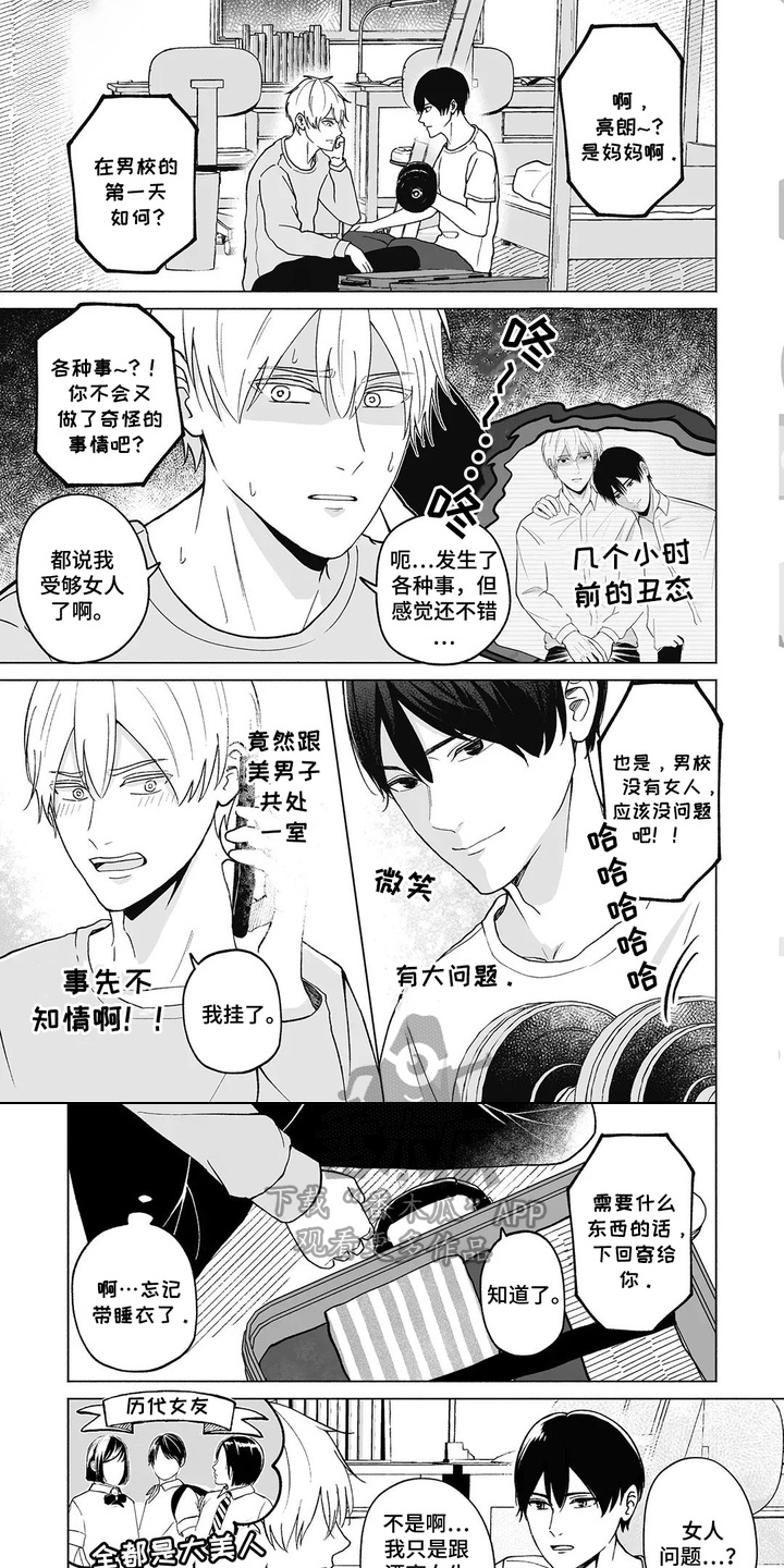 男子宿舍的日常漫画,第3话1图