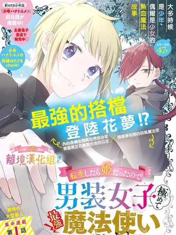 转生后成了公主所以女扮男装努力成为最强魔法使漫画_banner